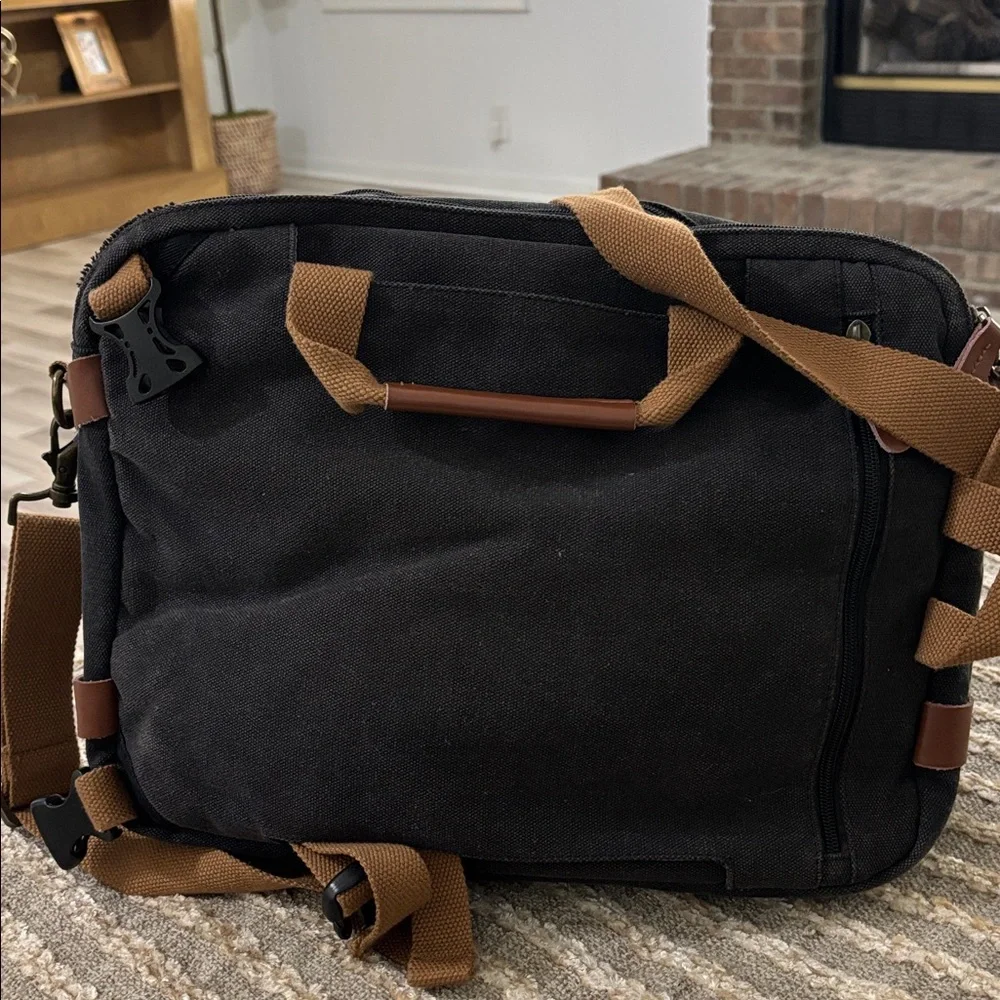 CoolBell Convertible Backpack Messenger Shoulder Bag Laptop Case Travel Carry-On